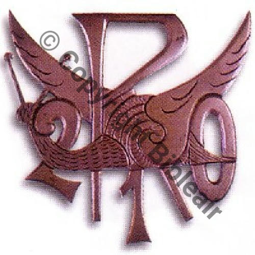 210   R.210 Argent decoupe R pour CAUDRON R4 1916 Eping bascule Sc.BARTLETT